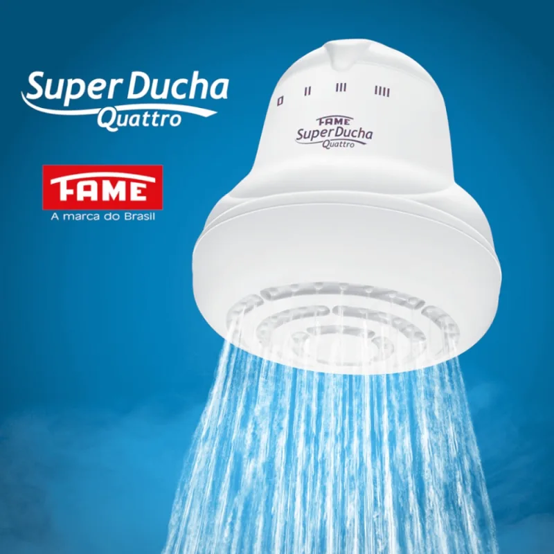 Chuveiro Super Ducha 220V 6800W - Fame — Eletrônicos