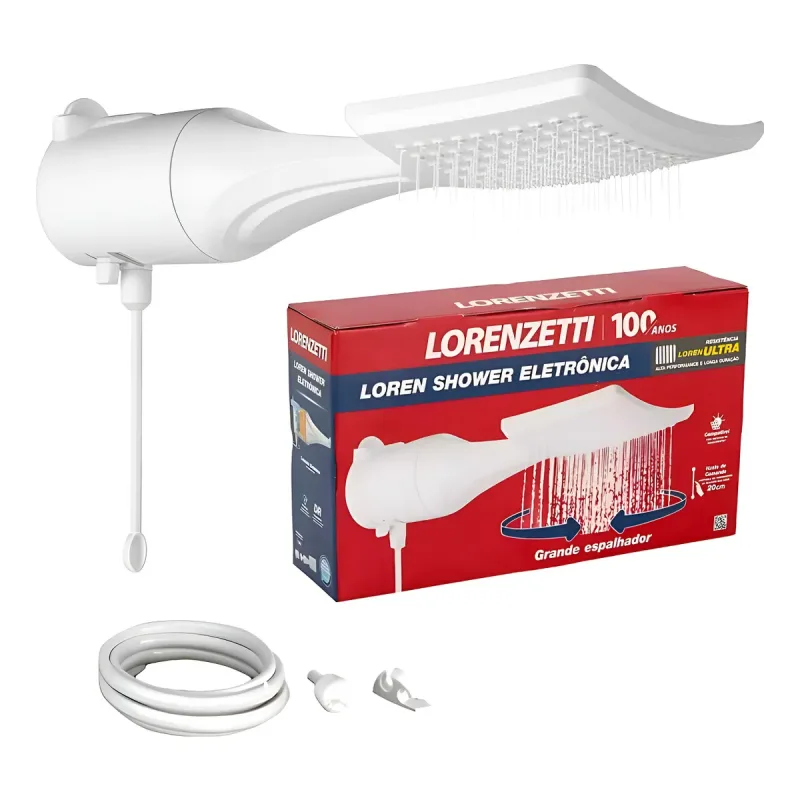 Ducha Loren Shower Eletronico 220V 7500W - Lorenzetti — Eletrônicos