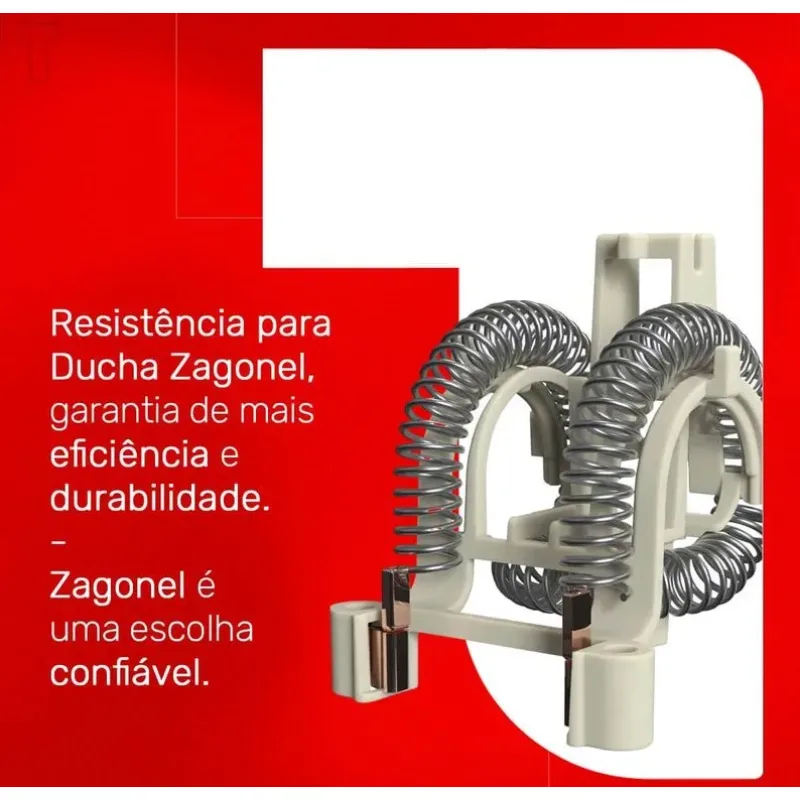 Resistência Ducha Ducali 127V 5500W - Zagonel — Eletrônicos